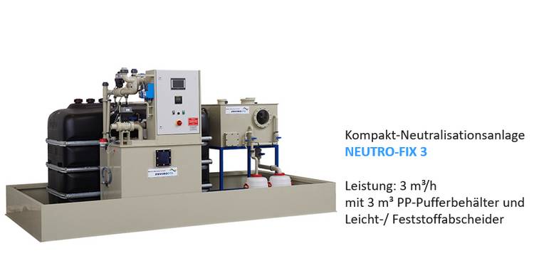 Neutro-Fix 3K, Abwasserneutralisation, Neutralisationsanlage,  Neutralisationsanlagen